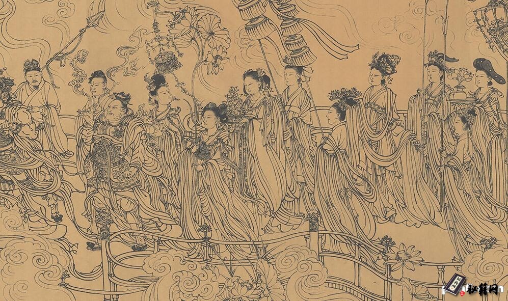 [唐]（传吴道子）[八十七神仙卷绢本] [520MB]