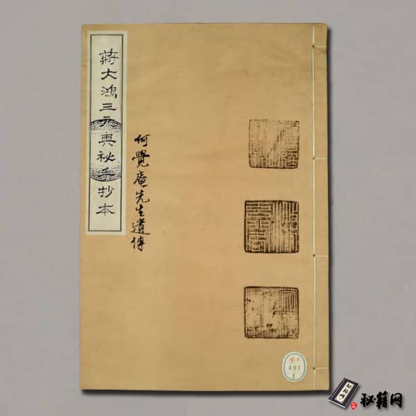 《蒋大鸿三元奥秘手抄本》